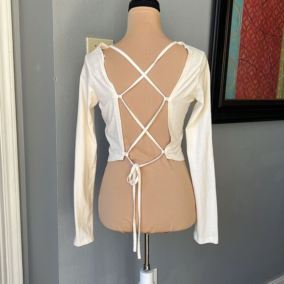 Milk It Strappy Tie-Back Top - Picture 3 of 7